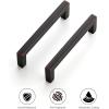 imageRavinte 30 Pack Solid 5 Inch Center to Center Slim Square Bar Drawer Handles Cabinet Hardware  OilRubbed Bronze Kitchen Pulls10