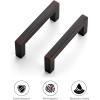 imageRavinte 30 Pack Solid 5 Inch Center to Center Slim Square Bar Drawer Handles Cabinet Hardware  OilRubbed Bronze Kitchen Pulls15