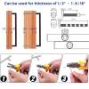 imageRavinte 30 Pack Solid 5 Inch Center to Center Slim Square Bar Drawer Handles Cabinet Hardware  OilRubbed Bronze Kitchen Pulls25