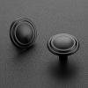 imageRavinte 5 Pack 115 inch Matte Black Zinc Cabinet knobs Kitchen Cabinet Knobs Drawer Knobs Dresser Knobs Drawer Pulls Cabinet Door Knobs Dresser Drawer Handles Knobs for Dresser Drawers