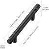 imageRavinte 55 Pack 6 inch Cabinet Pulls Matte Black Stainless Steel Kitchen Drawer Pulls Cupboard Handles Cabinet Handles 375 Hole CenterBlack