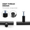 imageRavinte 60 Pack 738quot Cabinet Pulls Matte Black Stainless Steel Kitchen Cupboard Handles Cabinet Handles 738quot Length 5quot Hole CenterBlack