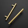 imageRavinte 60 Pack 738quot Cabinet Pulls Matte Black Stainless Steel Kitchen Cupboard Handles Cabinet Handles 738quot Length 5quot Hole CenterBrushed Brass