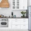 imageRavinte 60 Pack 738quot Cabinet Pulls Matte Black Stainless Steel Kitchen Cupboard Handles Cabinet Handles 738quot Length 5quot Hole CenterSatin Nickel