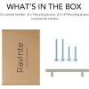 imageRavinte 60 Pack 738quot Cabinet Pulls Matte Black Stainless Steel Kitchen Cupboard Handles Cabinet Handles 738quot Length 5quot Hole CenterSatin Nickel