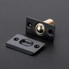 imageRavinte Adjustable Ball Door Catch Closet Ball Bearing Door Latch Solid Brass Body ampamp Stainless Steel Strike Plate 2 Pack BlackBlack