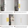 imageRavinte Adjustable Ball Door Catch Closet Ball Bearing Door Latch Solid Brass Body ampamp Stainless Steel Strike Plate 2 Pack BlackGold