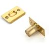 imageRavinte Adjustable Ball Door Catch Closet Ball Bearing Door Latch Solid Brass Body ampamp Stainless Steel Strike Plate 2 Pack BlackGold