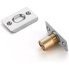 imageRavinte Adjustable Ball Door Catch Closet Ball Bearing Door Latch Solid Brass Body ampamp Stainless Steel Strike Plate 2 Pack BlackSilver