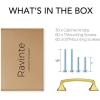 imageRavinte Solid 3 Inch Big Square Foot Cabinet Pulls Oil Rubbed Bronze Arch Pull Kitchen Cabinet Handles Drawer Pulls Kitchen Cabinet Hardware Bronze Cabinet Drawer Handles10 PackGold