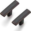 imageRavinte 1 Pack 134 inch Curved Cabinet Pulls Matte Black Kitchen Cupboard Handles Cabinet Handles 175LengthOil Rubbed Bronze