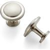 imageRavinte 1 Pack Brushed Nickel Cabinet Pulls 114 inch Kitchen Cabinet Knobs Drawer Knobs Dresser Drawer Pulls Door Dresser Handles for CupboardBrushed Nickel