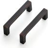 imageRavinte 10 Pack Solid 5 Inch Kitchen Square Cabinet Handles OilRubbed Bronze Cabinet Pulls Drawer Pulls Kitchen Cabinet Hardware Kitchen Handles15