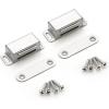 imageRavinte 2 Pack Silver Magnetic Door Catch Brushed Satin Nickel Cabinet Magnets Strong Magnetic Catch Latch for Kitchen Cabinets Drawers ampamp Cupboards Stainless Steel ClosuresSatin Nickel