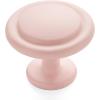 imageRavinte 3 Pack 114 inch Kitchen Cabinet Knobs Matte Black Dresser Zinc Pulls Door Drawer Handles for Dresser DrawersPink