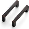 imageRavinte 30 Pack Solid 5 Inch Center to Center Slim Square Bar Drawer Handles Cabinet Hardware  OilRubbed Bronze Kitchen Pulls15