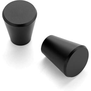 imageRavinte 1 Pack 34 inch Kitchen Cabinet Knobs Drawer Knobs Dresser Knobs Matte Black Knobs Drawer Pulls Door Knobs Dresser Drawer Handles Knobs for Dresser DrawersBlack