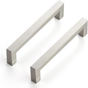 imageRavinte 10 Pack 3 Inch Kitchen Square Cabinet Handles Satin Nickel Cabinet Pulls Brushed Nickel Drawer Pulls Kitchen Cabinet Hardware Kitchen Handles for Cabinets Cupboard Handles Drawer Handles14