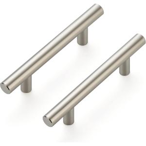 imageRavinte 10 Pack 6 inch Cabinet Pulls Brushed Nickel Stainless Steel Kitchen Cupboard Handles Cabinet Handles 375 inch Hole Center10