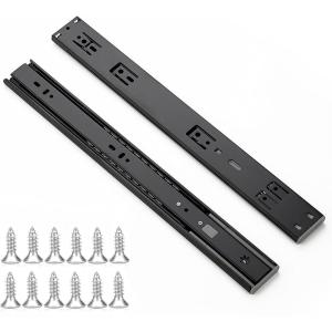imageRavinte 10 Pairs 20 Pack 22 Inch Full Extension Ball Bearing Drawer Slides Side Mount Soft Close Drawer Slides Drawer Glide16 Inch