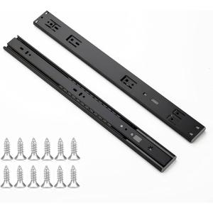 imageRavinte 10 Pairs 20 Pack 22 Inch Full Extension Ball Bearing Drawer Slides Side Mount Soft Close Drawer Slides Drawer Glide18 Inch