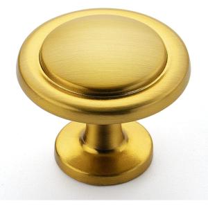 imageRavinte 3 Pack 114 inch Kitchen Cabinet Knobs Matte Black Dresser Zinc Pulls Door Drawer Handles for Dresser DrawersBrushed Brass