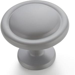 imageRavinte 3 Pack 114 inch Kitchen Cabinet Knobs Matte Black Dresser Zinc Pulls Door Drawer Handles for Dresser DrawersGray