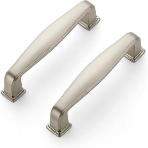 imageRavinte 30 Pack Solid 3 Inch Kitchen Cabinet Handles Oil Rubbed Bronze Cabinet Pulls Drawer Pulls Kitchen Cabinet Hardware Kitchen Handles for Cabinets Cupboard Handles Drawer HandlesBrushed Nickel