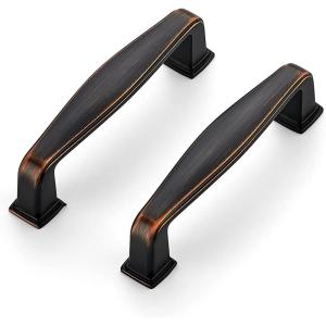 imageRavinte 30 Pack Solid 3 Inch Kitchen Cabinet Handles Oil Rubbed Bronze Cabinet Pulls Drawer Pulls Kitchen Cabinet Hardware Kitchen Handles for Cabinets Cupboard Handles Drawer HandlesOil Rubbed Bronze