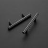 image30 Pack 5 Solid Kitchen Cabinet Handles Matte Black Cabinet Pulls Black Drawer Pulls Kitchen Cabinet Hardware Kitchen Handles for Cabinets Drawer Handles Black Cabinet Handles 3 Hole Center