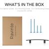 imageRavinte 1 Pack  6 Curved Cabinet Pulls Matte Black Kitchen Drawer Pulls Arch Cabinet Handles 6Length 375 Hole CenterOil Rubbed Bronze
