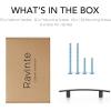 imageRavinte 1 Pack  6 Curved Cabinet Pulls Matte Black Kitchen Drawer Pulls Arch Cabinet Handles 6Length 375 Hole CenterOil Rubbed Bronze