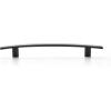 imageRavinte 1 Pack  714 Curved Cabinet Pulls Matte Black Kitchen Drawer Pulls Arch Cabinet Handles 725Length 5 Hole CenterBlack