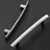 imageRavinte 1 Pack  714 Curved Cabinet Pulls Matte Black Kitchen Drawer Pulls Arch Cabinet Handles 725Length 5 Hole CenterBrushed Nickel