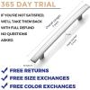 imageRavinte 1 Pack  714 Curved Cabinet Pulls Matte Black Kitchen Drawer Pulls Arch Cabinet Handles 725Length 5 Hole CenterBrushed Nickel