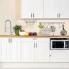 imageRavinte 1 Pack  714 Curved Cabinet Pulls Matte Black Kitchen Drawer Pulls Arch Cabinet Handles 725Length 5 Hole CenterOil Rubbed Bronze