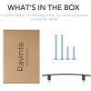 imageRavinte 1 Pack  714 Curved Cabinet Pulls Matte Black Kitchen Drawer Pulls Arch Cabinet Handles 725Length 5 Hole CenterOil Rubbed Bronze