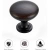 imageRavinte 1 Pack Kitchen Cabinet Knobs Dresser Knobs Drawer Knobs Matte Black Zinc Knobs Drawer Pulls Door Knobs Dresser Drawer Handles Knobs for Dresser DrawersOil Rubbed Bronze