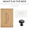 imageRavinte 1 Pack Kitchen Cabinet Knobs Dresser Knobs Drawer Knobs Matte Black Zinc Knobs Drawer Pulls Door Knobs Dresser Drawer Handles Knobs for Dresser DrawersOil Rubbed Bronze