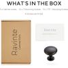 imageRavinte 1 Pack Kitchen Cabinet Knobs Dresser Knobs Drawer Knobs Matte Black Zinc Knobs Drawer Pulls Door Knobs Dresser Drawer Handles Knobs for Dresser DrawersOil Rubbed Bronze