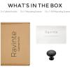 imageRavinte 1 Pack Kitchen Cabinet Knobs Dresser Knobs Drawer Knobs Matte Black Zinc Knobs Drawer Pulls Door Knobs Dresser Drawer Handles Knobs for Dresser DrawersBlack