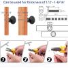 imageRavinte 1 Pack Kitchen Cabinet Knobs Dresser Knobs Drawer Knobs Matte Black Zinc Knobs Drawer Pulls Door Knobs Dresser Drawer Handles Knobs for Dresser DrawersBlack