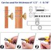 imageRavinte 20 Pack Kitchen Cabinet Knobs Dresser Knobs Matte Black Drawer Pulls Door Handles for Drawer Cupboard and DresserChampagne Bronze