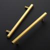 imageRavinte 25 Pack Gold Cabinet Handles 4 Inch Brushed Brass Square Cabinet Pulls Gold Hardware for Kitchen Cabinets  638 Inch Total Length20