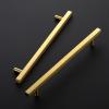 imageRavinte 25 Pack Gold Cabinet Handles 4 Inch Brushed Brass Square Cabinet Pulls Gold Hardware for Kitchen Cabinets  638 Inch Total Length20