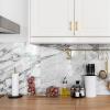 imageRavinte 25 Pack Gold Cabinet Handles 4 Inch Brushed Brass Square Cabinet Pulls Gold Hardware for Kitchen Cabinets  638 Inch Total Length5
