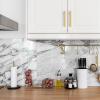 imageRavinte 25 Pack Gold Cabinet Handles 4 Inch Brushed Brass Square Cabinet Pulls Gold Hardware for Kitchen Cabinets  638 Inch Total Length5
