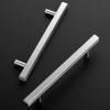 imageRavinte Brushed Nickel Cabinet Handles 20 Pack Satin Nickel Square Cabinet Pulls Silver Hardware for Kitchen Cabinets 2 inch Overall Length Stainless Steel Drawer Pulls30