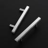 imageRavinte Brushed Nickel Cabinet Handles 20 Pack Satin Nickel Square Cabinet Pulls Silver Hardware for Kitchen Cabinets 2 inch Overall Length Stainless Steel Drawer Pulls5