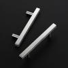 imageRavinte Brushed Nickel Cabinet Handles 20 Pack Satin Nickel Square Cabinet Pulls Silver Hardware for Kitchen Cabinets 2 inch Overall Length Stainless Steel Drawer Pulls25